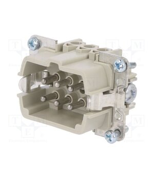 70.310.0640.0 Connector: HDC; male; PIN: 6; size 6; contact insert; 500V; 16A; 6+PE p7m5VDerCxWVpykg5qZhbbbE0O-iDxqvpybP7hph_0c