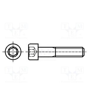 00848  20 000  200 Screw; M8x20; 1.25; Head: cheese head; hex key; HEX 6mm; steel; zinc CyeKsc8kLggdh6zB7RCuF502FSSXeBHqI3SGmp59rDc