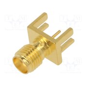 132255 Connector: SMA; plug; female; card edge; straight; 50Ω; SMT; PTFE FIQHwV-EF-SHEvbjM_A50O9wk_BkMDvTQGDWTjNty4w