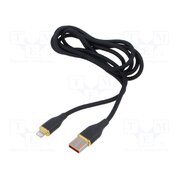 CC-USB2S-AM8PM-1.5M-BK Cable; USB 2.0; Apple Lightning plug,USB A plug; 1.5m; black yHCFo1E6Mzy2xjsTktI7mBDYwSf0t6zJfabZO4yIy8k