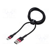 CATKLF-B91 Cable; High Speed,USB 2.0; USB A plug,USB C plug; 1m; black; 3A zO2Vjgvn8VpDKp10QrVdEGcDa6Z5DlgxQKoblERfNuI