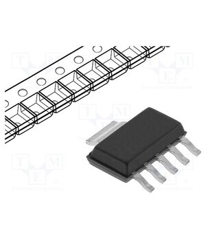 TPS73733DCQR IC: voltage regulator; LDO,fixed; 3.3V; 1A; SOT223-6; SMD; ±3%; Ch: 1 GsTlmuRvaDjXPK7ox89ZFQRn2E4UiGp7-NvpWqRTdDI