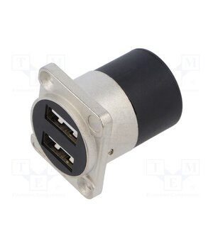 CP30085 Coupler; USB A socket x2,both sides; for panel mounting,screw saqCmF0KRX_QaZQh8SbERe13s663UMVcEXqAYq02ytU