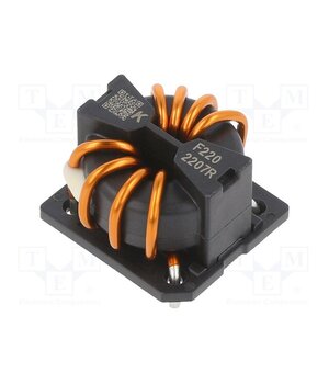 SCF19XV-220-1R6A004JH Inductor: wire with current compensation; THT; 200uH; 1.43mΩ; SCF _ol0rgMcoA1EDXEW_IlEOAtPidzYxxSaN-XzdsbhXSo