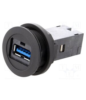 09454521904 USB socket; 22mm; har-port; -25÷70°C; Ø22.3mm; IP20; black eKQyDZd0PGYxOw0yIcEbYScsUw7wO0lF2hqHsL20aMY