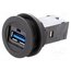 09454521904 USB socket; 22mm; har-port; -25÷70°C; Ø22.3mm; IP20; black eKQyDZd0PGYxOw0yIcEbYScsUw7wO0lF2hqHsL20aMY