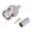 BNC-104 Connector: BNC; plug; male; straight; 50Ω; Ømax: 5mm; crimped NCFKUrakPEI_1XJkGVFsnONGg4Q1cawTgr3hnUHOl5c