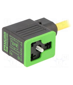 7000-10021-0260500 Valve connector; plug; Type: B; PIN: 3; 10mm; female; 24VDC; 4A; 24VAC -rik65m6vNlt7Xr6pkTKmCUBMvKu7U-JhuOG7-IImtw