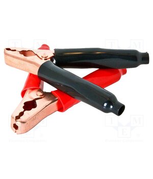 010031 Crocodile clip; 200A; Grip capac: max.38mm; Overall len: 153mm Yg6oH5AnDz6TwCRU9JLIavovWkyOsGsrYHBzTtyu98A
