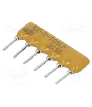 4606X-101-103LF Resistor network: X; 10kΩ; ±2%; No.of resistors: 5; 0.3W; THT; 100V sVVBR2ua_7aieK-zDv0pAjj25Xjco5A3u1FQ8TR8pUQ