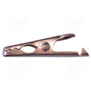 BU-30C Crocodile clip; 5A; Grip capac: max.4.8mm; Overall len: 28mm uz04YGdCMD1J273vXBZMDvYJVwvPQPzzgSUSJoprO2w