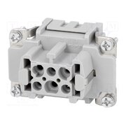 09330062702 Connector: HDC; contact insert; female; 16A; 500V; Han E®; PIN: 6 YCrPxUKfqao732USOzXKfr6DUPDnnw-vEB0jjJXQbLo