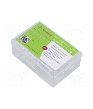 OKLEDT5050W6P Diode: LED-kit; THT; 5mm; 50pcs; white cold; 2.7÷3.4VDC; 30mA; 15° FtSZz7VspibiBdYhmclwR-83RWID_M1NyScpgRzrvmk
