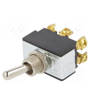 TB1-2F-DC-6 Switch: toggle; Pos: 3; DPDT; ON-OFF-ON; 21A/14VDC; Leads: screw 3WBcCwXoEMk1HLGBdV7Qj0nurAJ2aAnKgF0DWKwE1fg