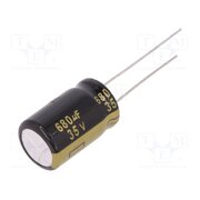 EEUFM1V681 Capacitor: electrolytic; low ESR; THT; 680uF; 35VDC; Ø12.5x20mm tnnQuwE26oGI4Jm63NCeEI_O8eNoFeKf8scDw5bCsTI