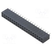 SSQ-120-01-L-D Connector: pin strips; socket; female; PIN: 40; straight; THT; 2x20 Wyso0jtGi7otmLuNaPkUM9kIVLBc1b9oThN8MwTNvmQ