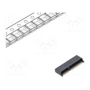 123A-30E00 Connector: M.2 (NGFF); horizontal; SMT; gold flash; PIN: 67; 0.5A fwFwoOV5HmEDMvJAOZOUUTflcNFYfbfqiHEEq2GGAGA