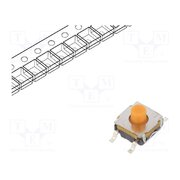KSC422G 70 SH LFS Microswitch TACT; SPST-NO; Pos: 2; 0.05A/32VDC; SMT; none; 1.7N XGZzOCdtj_r1uZPdoQYJ1fly8jBTEfPskW2hFiYsM0U