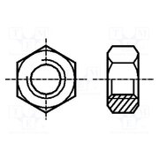 1874780 Nut; hexagonal; M10; 1.5; steel; Plating: zinc; H: 8mm; 17mm; BN 117 IBp-VQTQ3_EcYUOw-p1XPn5vsuT1CsMHFpkl4el4cJg