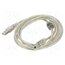 CA-USBA-12CC-0018-TR Cable; USB 2.0; USB A plug,USB B plug; gold-plated; 1.8m; Core: Cu Ru67WqSdYaryu1b6zDfjhev00RLdKRDEgQ8gWP1eSDY