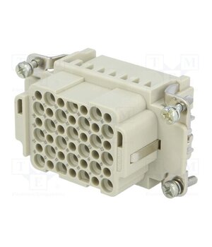 09160423101 Connector: HDC; contact insert; female; 10A; 250V; Han® DD; PIN: 42 yJX5haFbbeRWwepIRJEscbogEydyE0dLNhJuK0a9awE