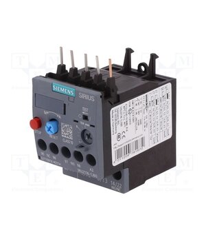 3RU2116-1JB0 Thermal relay; Size: S00; Auxiliary contacts: NC,NO; -40÷70°C; 4kW 4hkvKsTCDgZAX4V7BuDYIXZSU8QKtk61yrbaCj3mDQY