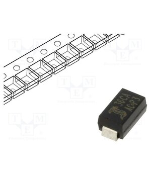P4SMAJ36CA-AQ Diode: TVS; 400W; 40÷44.4V; 6.9A; bidirectional; ±5%; SMA; reel,tape LiAOaIuY2j5-lH5xspkMCRr1PcQoWVixiHJmD1Tq7WM