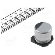 CK0J107M6L006VR Capacitor: electrolytic; low ESR; SMD; 100uF; 6.3VDC; Ø6.3x5.8mm fxYkxOYx1cJx9XLzMz4W8GVuCHuo79dT-E4RH0F10Yw