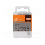 65I/PH1 Screwdriver bit; Phillips; PH1; Overall len: 25mm; 10pcs. PCsNxri_yQHveuvSGGlUAVK69RIfCqP1Xs3jbhROnmM