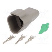 S-DT 04-3 P Connector: wire-wire; plug; male; DT; PIN: 3; IP68; for cable; 13A FZJBfMDEpdYOvRkaaPxo6vWTQx4bYjAVEoLG6Rxtzng
