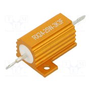 AHP25W-3K3F Resistor: wire-wound; with heatsink; 3.3kΩ; 25W; ±1%; 30ppm/°C 5Zxv9aEVH9e6WO9SMcRdCuScdJMOKwYqqx2trxT06gw