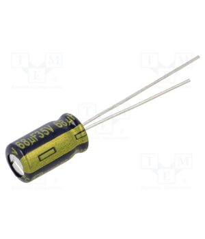 EEUFC1V680 Capacitor: electrolytic; low ESR; THT; 68uF; 35VDC; Ø6.3x11.2mm vld0C1dP415jbshiKK6g2-_COb7GuW-xYhS6WBf09hA