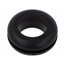 10071632 Grommet; Ømount.hole: 12.5mm; Øhole: 9.5mm; black; 0÷80°C; PVC SrXGPm5X5-odIkdvbpy9aiq00LDSaKwA5TQ2bEwFeQA