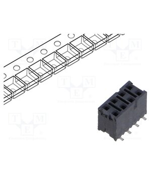 SSM-104-L-DV-P-TR Connector: pin strips; socket; female; PIN: 8; vertical; SMT; 2.54mm wr1Ce7TUWTqbDhvos7b-0GH-edZPq-XuNWKrAf1cRmY