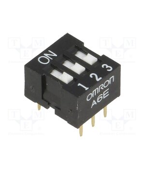 A6E-3101-N Switch: DIP-SWITCH; Poles number: 3; ON-OFF; 0.025A/24VDC; Pos: 2 _wRu9n7A056wZf8Usfx3hg8BINGOVFQHvnVM7kSSSA0