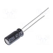 EEUFR1E470 Capacitor: electrolytic; low ESR; THT; 47uF; 25VDC; Ø5x11mm; ±20% IHpjau8Rt_rA9T2AEUgkAZbjbgP6An4-kYGBql7RJsc