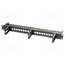 NK4077 Patch panel; patch panel; rack; black; Number of ports: 16 d54QtmA-6ta7Mg0AKT3QTJFiTgqJvn4WHDES3WCc2LA