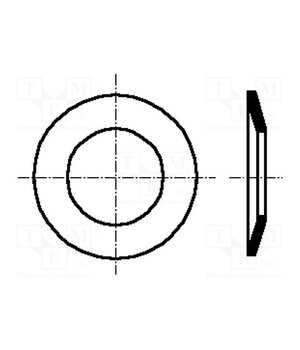 3186794 Washer; conical; M6; D=14mm; h=1.5mm; spring steel; Plating: zinc ukY7p7aC5nV44tKJaxRrxHj2jLQuy6kx8qMvHgP3ZN8