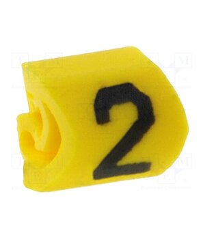 515-01624 Markers; Marking: 2; 1÷3mm; PVC; yellow; -65÷105°C; leaded; HGDC1-3 E7eTAfQvQ8233N7bLOUTDACtxkjQrd5vnwFnqMZT9P0