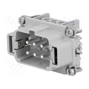 C14610A0060021 Connector: HDC; contact insert; male; 22A; 400V; PIN: 6; 6+PE QMBH3COMMoLIMnYaf3vvltFm1r2Q3-Zgvc0b8Rb8nkU