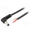 A21-TT-C100-050BK Cable; 1x1mm2; wires,DC 5,5/2,1 plug; angled; black; 0.5m 2FLUr-ckwk9qUFvGnfTj16mqDCLgia6WQhKnwPx0cB8