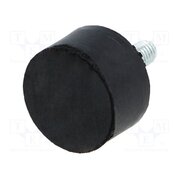 DVA.4-25-15-M6-18-40 Vibroisolation foot; Ø: 25mm; H: 15mm; Shore hardness: 40±5; 320N UcN_BeV7J84j_dZctsvDrzBiraKDM7TkhD_DBrmmTwY