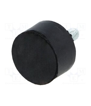 DVA.4-25-15-M6-18-40 Vibroisolation foot; Ø: 25mm; H: 15mm; Shore hardness: 40±5; 320N UcN_BeV7J84j_dZctsvDrzBiraKDM7TkhD_DBrmmTwY