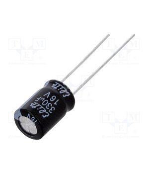 PF1C331MNN0812 Capacitor: electrolytic; THT; 330uF; 16VDC; Ø8x11.5mm; Pitch: 3.5mm paaQs4UWRk25EvSzkxM7H5QIPhhJyglj3awtuM0Yjts