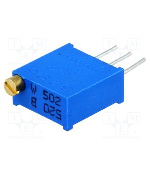 T910W-5K Potentiometer: mounting; multiturn; 5kΩ; 500mW; THT; ±10%; linear 0037V-xClF9fcQm3Dd6Cjh2M5KsmGC91DhaNzb4GeiQ