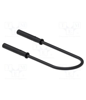 230-100N Test lead; 60VDC; 30VAC; 10A; banana socket 2mm,both sides; black S8whYdELwsMC82FO8OgIRCVaNWbQS7RLUKg2TyXL8I8