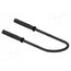 230-100N Test lead; 60VDC; 30VAC; 10A; banana socket 2mm,both sides; black S8whYdELwsMC82FO8OgIRCVaNWbQS7RLUKg2TyXL8I8