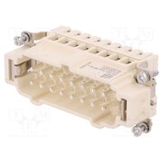 09338162603 Connector: HDC; contact insert; male; 16A; 400V; Han® High Temp MMyS2js0rKkNWyzaVM3pijV9db_FIducY7XsdRlsHzM