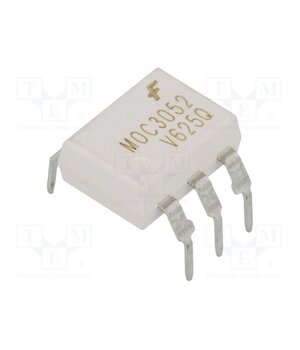 MOC3052TVM Optotriac; 4.17kV; triac; DIP6; Ch: 1; MOC3052M; 1kV/μs OvnemvT5yl-kheAjOaHe0NaYBAcqgRF8mKi58UG_8gs