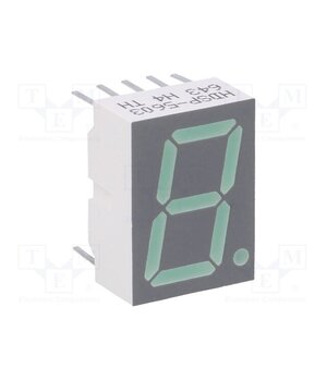 HDSP-5603 Display: LED; 7-segment; 14.22mm; 0.56"; No.char: 1; green; cathode klS5bRCk-rFOxGIaHTCM9Fk2JtZXgUPfZC3GTUcZMYE